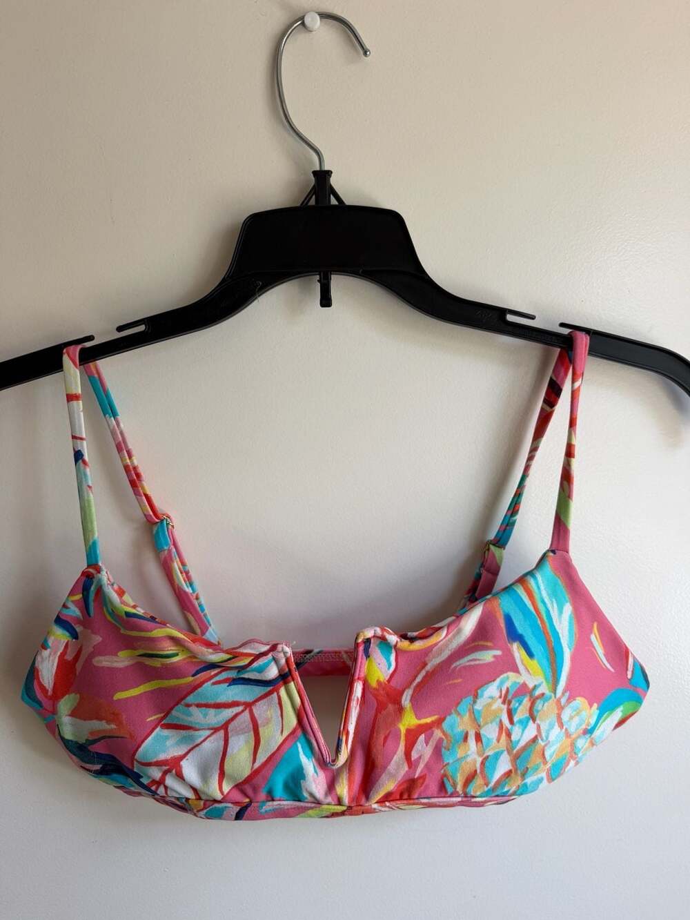 Midori Bikini V-Wire Tropical Print bikini top